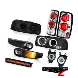 ヘッドライト Headlamp Halo Signal Bumper Red Tail Light Yellow Fog Lamp Brake LED 01-06 Yukon ヘッドランプハロー信号バンパーレッドテールライトイエローフォグランプブレーキLED 01-06ユーコン