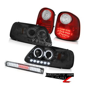 ヘッドライト Headlamp Angel Eye Red Tail Lights Chrome 3rd Brake LED 97-03 F150 Flareside SVT ヘッドランプエンジェルアイレッドテールライトクローム第3ブレーキLED 97-03 F150 Flareside SVT