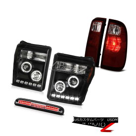 ヘッドライト 11-16 F250 Xlt 3RD Brake Light Smoked Red Taillamps Nighthawk Black Headlamps 11-16 F250 Xlt 3RDブレーキライトスモークレッドタイルランプナイトホークブラックヘッドランプ