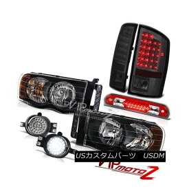 ヘッドライト 02 03 04 05 Ram V8 Left Right Headlamps L.E.D Taillamps LED D.R.L Fog Red Third 02 03 04 05 Ram V8左ライトヘッドランプL.E.DタイルランプLED D.R.Lフォグレッドサード