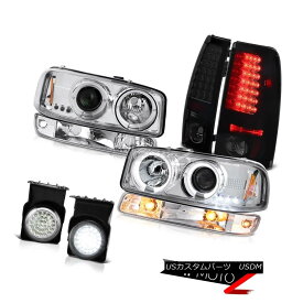 ヘッドライト 2003-2006 Sierra 6.6L Fog lights led tail lamps signal lamp projector headlights 2003 - 2006年シエラ6.6L霧ライトはテールランプ信号ランププロジェクターヘッドライトを導いた 【並行輸入品】