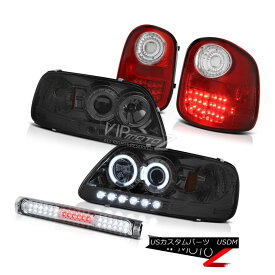 ヘッドライト 2x CCFL Angel Eye Headlights Red Tail Lights Stop 1997-2003 F150 Flareside XLT 2x CCFLエンジェルアイヘッドライト赤テールライトストップ1997-2003 F150 Flareside XLT