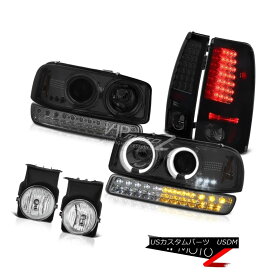 ヘッドライト 03-06 Sierra 1500 Chrome Fog Lights Rear SMD Brake Smokey Turn Signal Headlights 03-06シエラ1500クロームフォグライトリアSMDブレーキスモーキーターンシグナルヘッドライト 【並行輸入品】