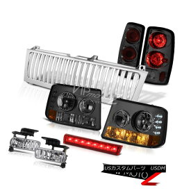 ヘッドライト 2000-06 Suburban 2500 Smoke Bumper+Headlamps 3rd Lamps Tail Foglamps 3rd Red LED 2000-06郊外2500スモークバンパー+ヘッドラム ps第3ランプテールフォグランプ第3赤色LED