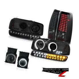 ヘッドライト 2003-2006 Sierra 2500HD Smoked foglamps rear brake lights signal lamp headlights 2003-2006 Sierra 2500HDスモークフォグランプリアブレーキライト信号ランプヘッドライト 【並行輸入品】