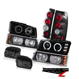 ヘッドライト 2003-06 Silverado 1500HD Tech Headlight Black Signal Rear Light Driving Foglight 2003-06 Silverado 1500HDテクニカルヘッドライトブラックシグナルリアライトライトフォーグライト