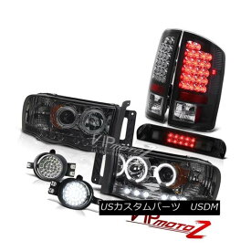 ヘッドライト Smoked Headlights Tail Lights L.E.D DRL System High Brake 2002-2005 Ram SRT-10 スモークヘッドライトテールライトL.E.D DRLシステムハイブレーキ2002-2005ラムSRT-10