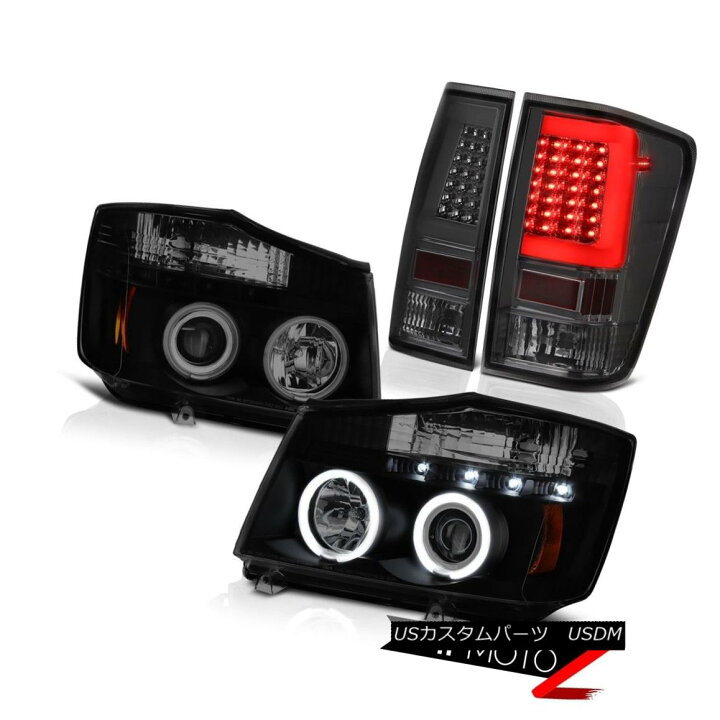 楽天市場】ヘッドライト 04-11 12 13 14 For Nissan Titan Fiber Optic 