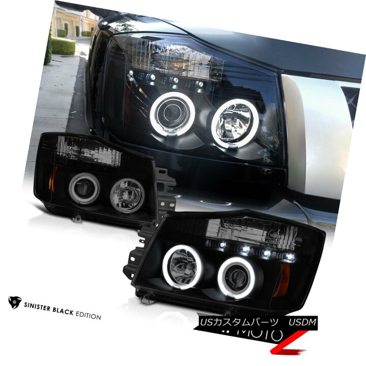 楽天市場】ヘッドライト 04-11 12 13 14 For Nissan Titan Fiber Optic 