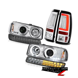 ヘッドライト 99-06 Sierra SL Chrome Tail Lights Smoked Parking Lamp Headlamps " Error Free" 99-06 Sierra SLクロームテールライトスモークパーキングランプヘッドランプ "Error Free"