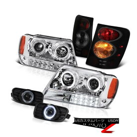 ヘッドライト LED DARK SMOKE Tail Light Chrome SMD D.R.L Angel Eye Headlight Driving Fog Lamps LED DARK SMOKEテールライトクロームSMD D.R.Lエンジェルアイヘッドライトドライビングフォグランプ