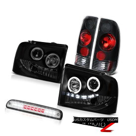 ヘッドライト SMD DRL Sinister Black Headlamps Reverse Tail Lights 3rd Brake LED 05 06 07 F350 SMD DRL Sinisterブラックヘッドランプリバーステールライト3rdブレーキLED 05 06 07 F350