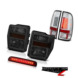 ヘッドライト Dark Headlights Third Brake Cargo LED Bulb Tail Lights 2008-2010 Ford F-250 5.4L ダークヘッドライト第3ブレーキカーゴLED電球テールライト2008-2010フォードF-250 5.4L