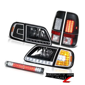 ヘッドライト 97-03 F150 4.6L Black SMD Parking Headlights LED Tail Lights Third Brake Cargo 97-03 F150 4.6LブラックSMDパーキングヘッドライトLEDテールランプ第3ブレーキカーゴ