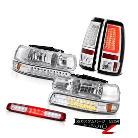 ヘッドライト 99-02 Silverado WT Chrome Taillights Roof Brake Light Headlamps Neon Tube LED 99-02 Silverado WTクローム灯台ルーフブレーキライトヘッドランプネオンチューブLED