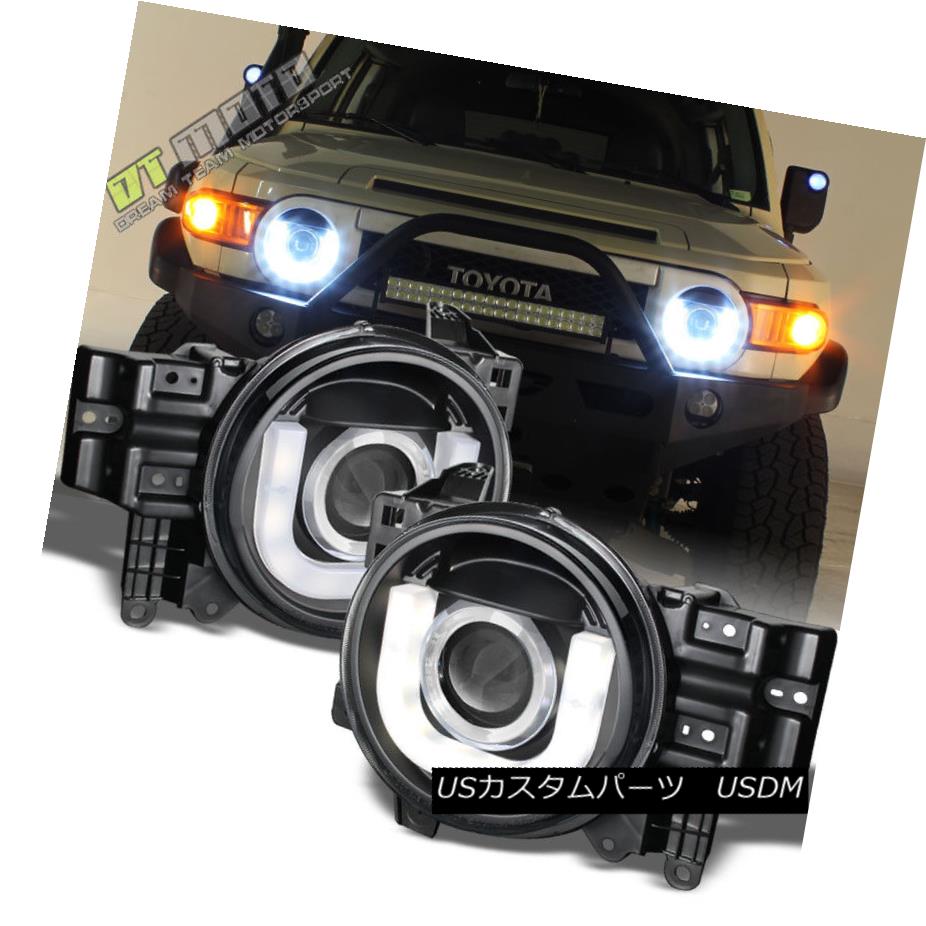 楽天市場】ヘッドライト Blk 2007-2014 Toyota FJ Cruiser 3D-DRL LED