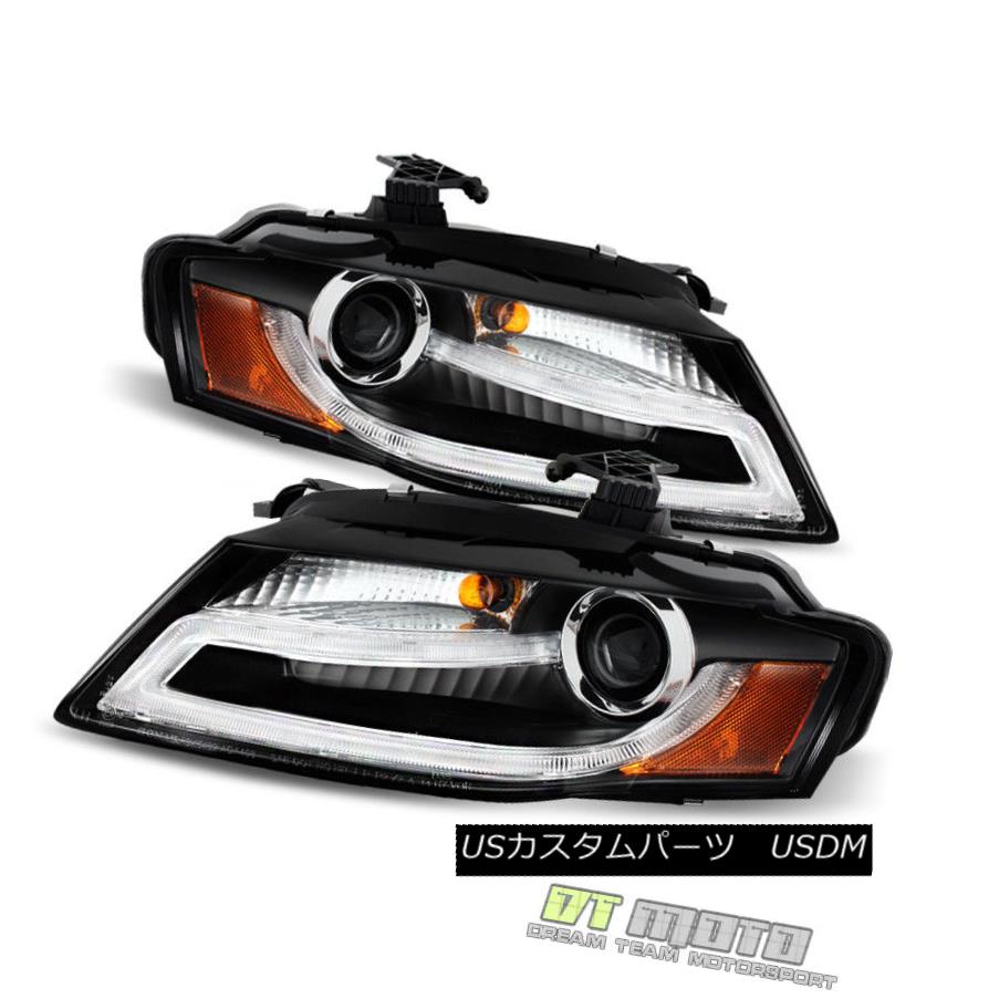 楽天市場】ヘッドライト Blk 2009-2012 Audi A4/S4/B8 LED DRL Light