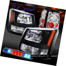 ヘッドライト 03-06 Silverado 1500 Black Headlights+Chrome Tail Lamps+Clear LED 3rd Brake 03-06 Silverado 1500 Blackヘッドライト+ Chr omeテールランプ+ Clear LED 3rdブレーキ