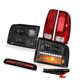 ヘッドライト Crystal Tinted Headlight Chrome Tail Lights Roof Brake LED 05-07 F250 King Ranch クリスタルティントヘッドライトクロームテールライトルーフブレーキLED 05-07 F250キングランチ