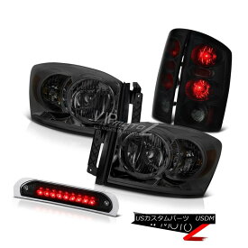 ヘッドライト Diamond Cut Headlights Sinister Black Brake Lights 3rd LED 2006 Ram Magnum V8 ダイヤモンドカットヘッドライト不快なブラックブレーキライト第3回LED 2006ラムマグナムV8