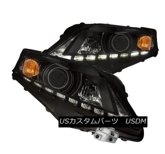 絶対一番安いヘッドライト Anzo 111322 Set of Black Projector Headlights for 10-12 Lexus RX350 Anzo 111322 10-12 Lexus RX350用2台の黒プロジェクターヘッドライトセット