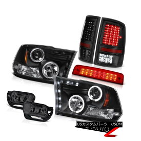 ヘッドライト 09-13 Ram 1500 Lone Star Red Roof Cargo Light Tail Lamps Smokey Fog Headlights 09-13ラム1500ローンスターレッドルーフカーゴライトテールランプスモーキーフォグヘッドライト