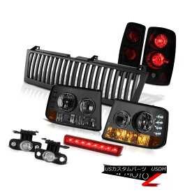 ヘッドライト Headlights Sinister Black Rear TailLights Foglamps Brake LED 00-06 Suburban 6.0L ヘッドライトシニスターブラックリアテールライトフォグランプブレーキLED 00-06郊外6.0L