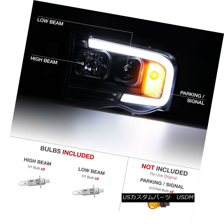 ヘッドライト 02-05 Dodge RAM Pickup 1500 2500 3500 Black LED Bar Neon DRL Projector Headlight 02-05ダッジRAMピックアップ1500 2500 3500ブラックLEDバーネオンDRLプロジェクター ヘッドライト カスタムパーツ WORLD倉庫 テールライト 02-05 Dodge Ram 1500 2500 WS Taillights Headlights Fog Lamps High STop Lamp LED 02-05 Dodge Ram 1500 2500 WS曇りヘッドライトフォグランプ高STopランプLED