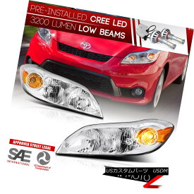 ヘッドライト [CREE LED Bulb Installed] 09-14 Toyota Matrix Chrome Replacement Headlight Lamp [CREE LED Bulb Installed] 09-14トヨタマトリックスクローム交換ヘッドランプ