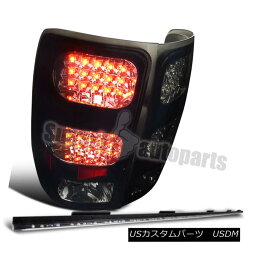 テールライト 2007-2014 GMC Sierra Glossy Black Smoke LED Tail Lights+60" Tailgate Bar Lamp 2007-2014 GMC Sierra GlossyブラックスモークLEDテールライト+ 60インチテールゲートバーランプ