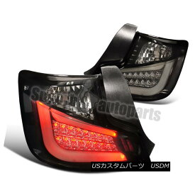 テールライト 2011-2013 Scion tC Glossy Black LED Tail Lights Brake Lamps Dark Smoke 2011-2013シオンtC光沢ブラックLEDテールライトブレーキランプダークスモーク