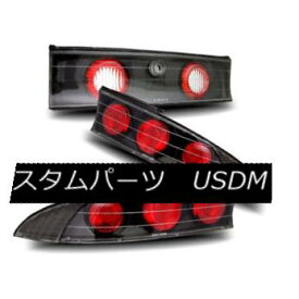 テールライト For 95-99 Mitsubishi Eclipse Black LH+RH Altezza Tail Lights Rear Brake Lamps 95-99三菱Eclipse Black LH + RH Altezzaテールライトリアブレーキランプ用