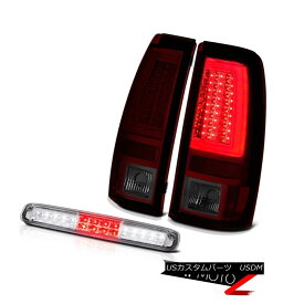 テールライト 2003-2006 Silverado 2500Hd Taillights Clear Chrome 3RD Brake Light Neon Tube LED 2003-2006 Silverado 2500Hdテールライトクリアクローム3RDブレーキライトネオンチューブLED