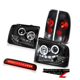 テールライト Brightest CCFL Halo Headlights Rear Brake Lamp High Cargo LED 05 06 07 Ford F250 最も明るいCCFL HaloヘッドライトリアブレーキランプHigh Cargo LED 05 06 07 Ford F250