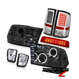 テールライト 13-18 Ram 1500 RT Red Roof Cab Lamp Foglights Tail Lights Smokey Headlamps SMD 13-18ラム1500 RTレッドルーフキャブランプフォグライトテールライトスモークヘッドランプSMD