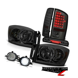 テールライト Crystal Tinted Headlights Parking Taillights SMD Foglights LED 2006 Dodge Ram V6 クリスタルティント付きヘッドライトパーキングテールライト＆フォグライトLED 2006 Dodge Ram V6