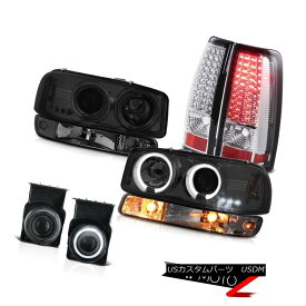 テールライト 2003-2006 Sierra SLE Foglamps clear chrome taillamps signal light headlamps LED 2003-2006シエラSLEフォグランプクリアクロームテールランプ信号ライトヘッドランプLED 【並行輸入品】