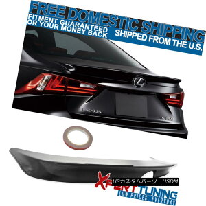 GAp[c FITs 14-16 Lexus IS250 IS300 IS350 F SPORT Unpainted ABS Trunk Spoiler FITs 14-16NTXIS250 IS300 IS350 FX|[chABSgNEX|C[