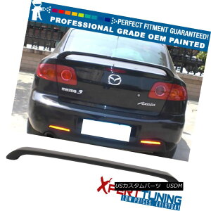 GAp[c Fit 04-09 Mazda 3 Mazda3 Sedan OE Factory Trunk Spoiler Wing - OEM Painted Color tBbg04-09}c_3 Mazda3Z_OEHgNX|C[EBO - OEMhJ[