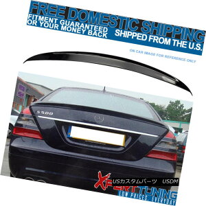GAp[c Fit For 2007-2013 Benz S-Class W221 4Dr AMG #040 Black Painted Trunk Spoiler 2007-2013xcSNXW221 4Dr AMG040hgNEX|C[
