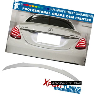 GAp[c 15-17 Benz C Class W205 V Type Painted Trunk Spoiler FRP - OEM Painted Color 15-17xcCNXW205 V^hgNEX|C[FRP - OEMhF