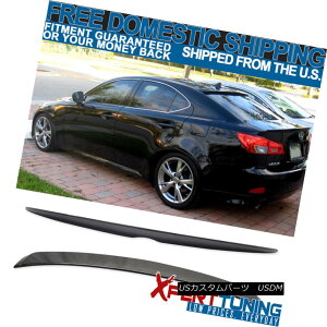 GAp[c Fit 06-13 IS250 IS350 OE Trunk Spoiler + Roof Spoiler Painted # 202 Black ABS tBbg06-13 IS250 IS350 OEgNEX|C[+[tX|C[202Fh