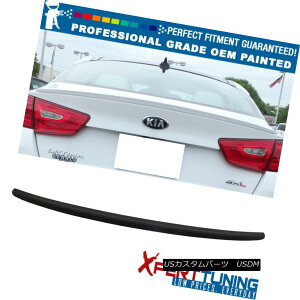 エアロパーツ Fits 14 15 Optima K5 Factory Flush Mount Painted Trunk Spoiler OEM Painted Color フィット14 15オプティマK5工場フラッシュマウント塗装トランクスポイラーOEM塗装色