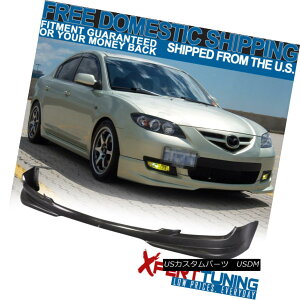 GAp[c Fit 2007-2009 Mazda 3 S Model N1 Style Polyurethane Front Bumper Lip Spoiler tBbg2007-2009}c_3 SfN1X^C|E^tgop[bvX|C[