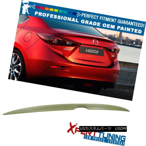 GAp[c 14-16 Mazda 3 Mazda3 Sedan OE Style Painted Trunk Spoiler - OEM Painted Color 14-16}c_3 Mazda3Z_OEX^ChgNX|C[ - OEMhJ[