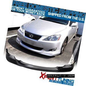 GAp[c Fit 06-08 Lexus IS250 IS350 4Dr IN-S Front Bumper Lip Spoiler Poly Urethane tBbg06-08NTXIS250 IS350 4Dr IN-Stgop[bvX|C[|E^