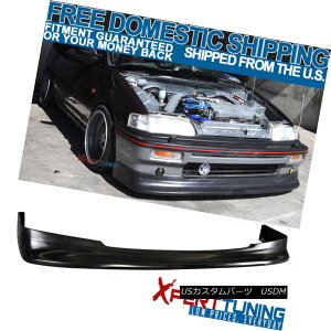 �G�A���p�[�c Fit Honda Civic Zenki Z Style Poly Urethane Front Bumper Lip Spoiler 88 89 90 91 �t�B�b�g�z���_�V�r�b�NZenki Z Style�|���E���^���t�����g�o���p�[���b�v�X�|�C���[88 89 90 91