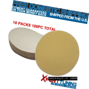 エアロパーツ x100 Pcs Dry Bumper Collision Repair Sanding Disc Sanding Paper 180 Grit 5 Inch x100 PCドライバンパー衝突修復サンディングディスクサンディングペーパー180グリット5インチ