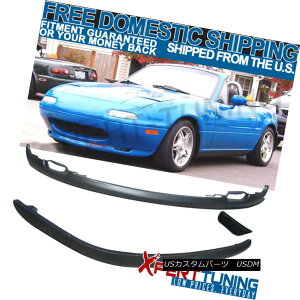 GAp[c Fits Mazda Miata MX5 90-97 OE Factory Style Front + Rear Lip Bumper Spoiler tBbg}c_Miata MX5 90-97 OEHX^Ctg+Abvop[X|C[