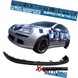 GAp[c Urethane Fit 06-09 VW Golf 5 Mk5 Rabbit V-Style Front Bumper Lip Spoiler E^tBbg06-09 VWSt5 Mk5ETMVX^Ctgop[bvX|C[